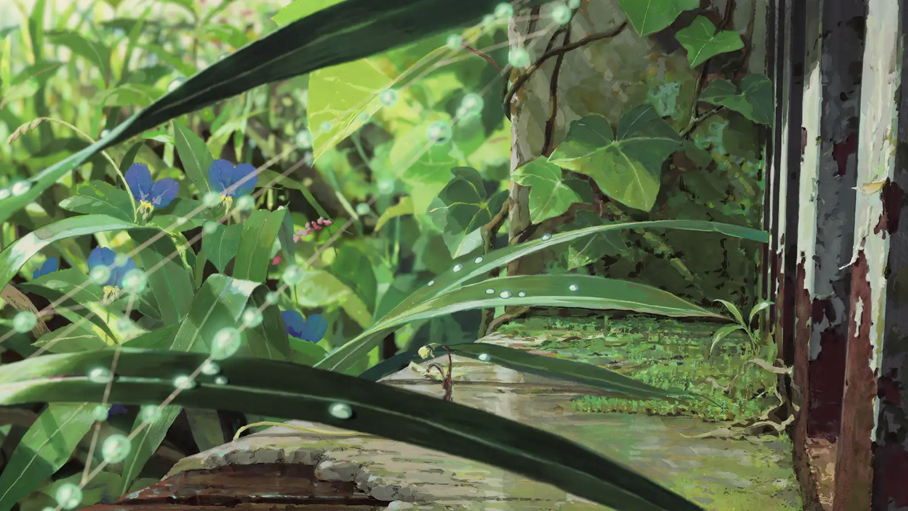 ghibli grass close up
