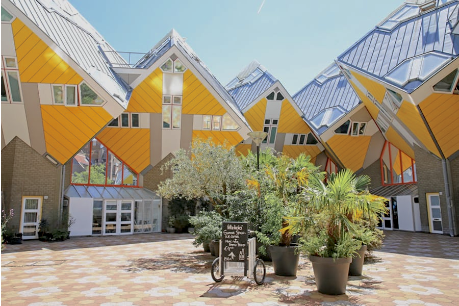 cube houses in rotterdam